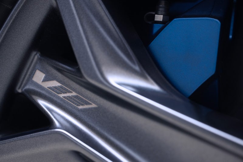 Close-up of the 2026 OPTIQ-V Brembo Performance Front Brakes | Coughlin Cadillac Circleville in Circleville OH